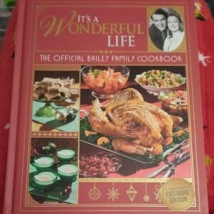 It's a Wonderful Life Cookbook - Red Cover